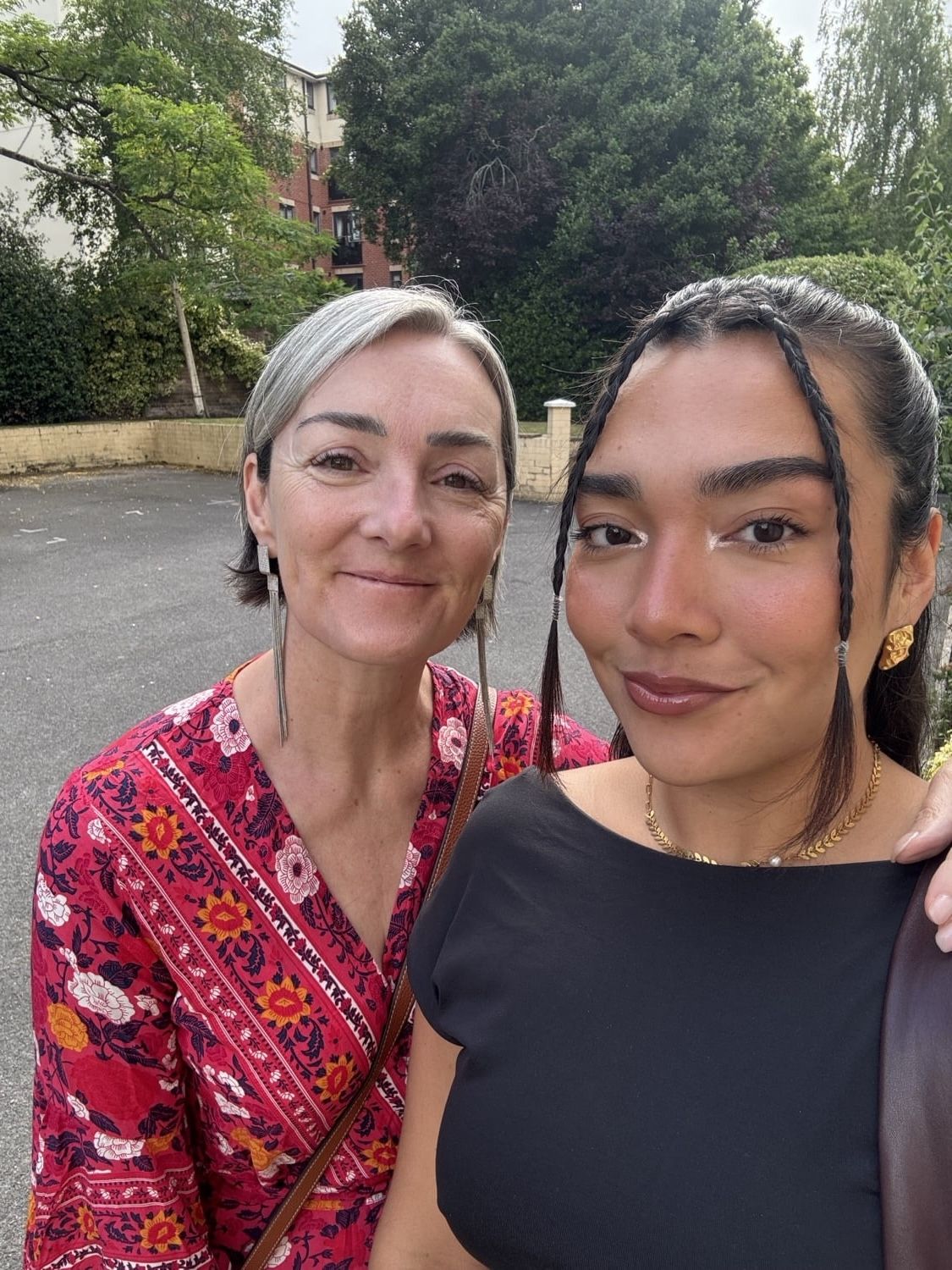 Sophie and her mum.