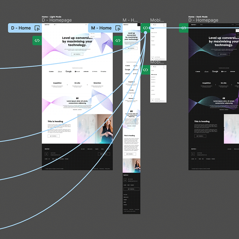 Figma prototype UI.